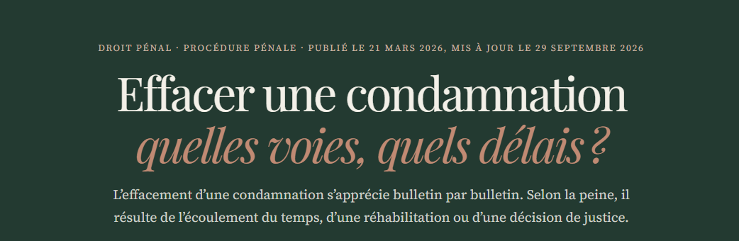 Fiches juridiques